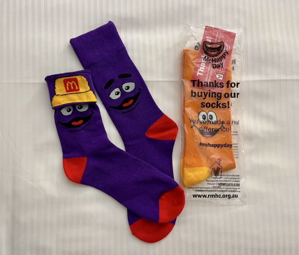 マックの靴下